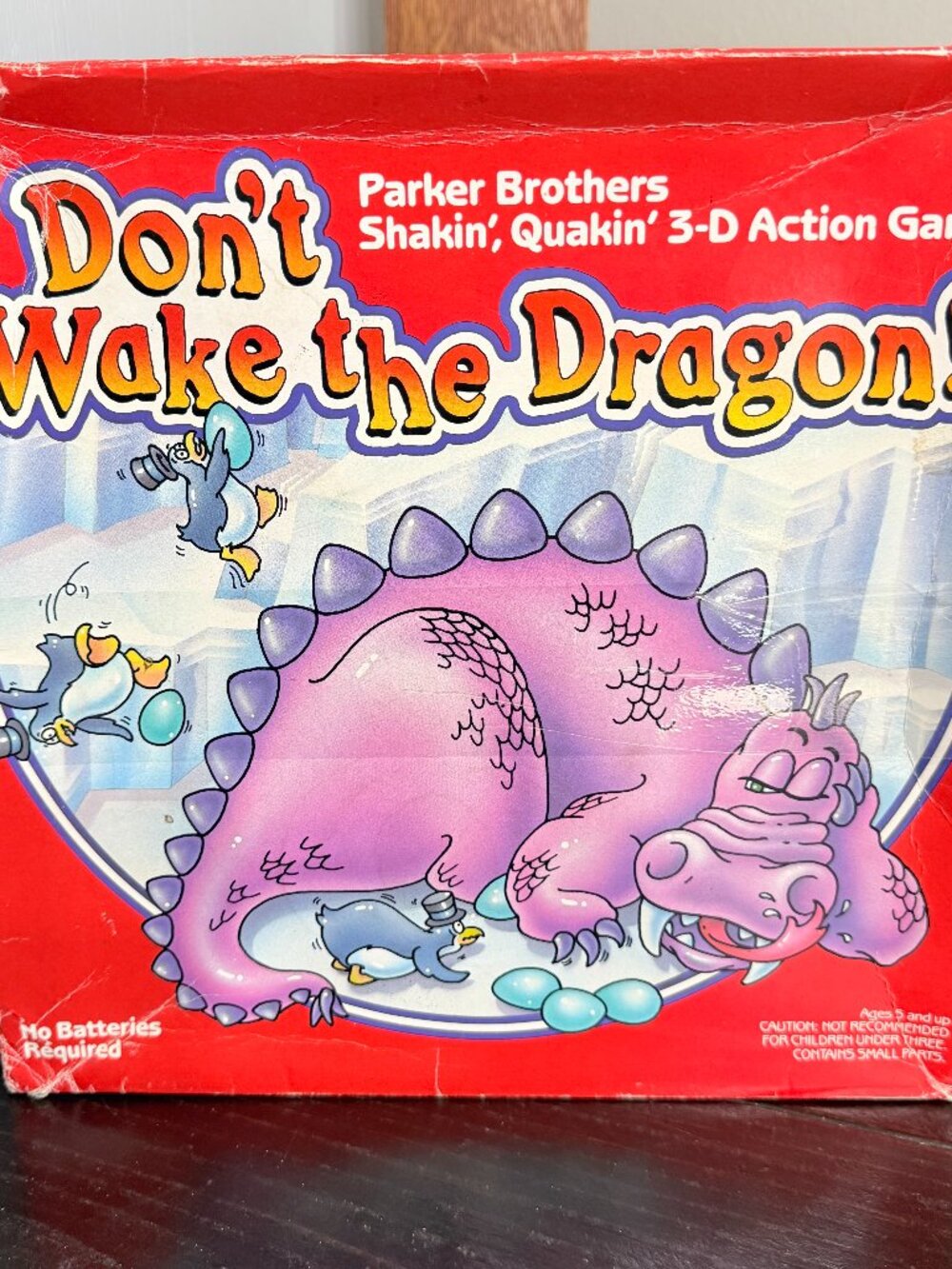 Vintage Don't Wake the Dragon 1986 Parker Brothers Game COMPLETE IN BOX Working